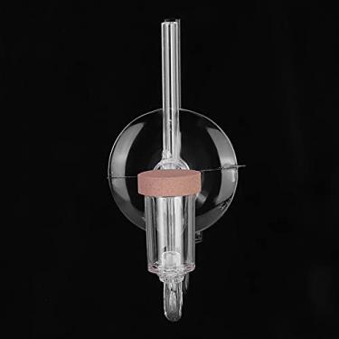 Imagem de Contador de Bolhas de Aquário, Difusor de CO2 Transparente de Dióxido de Carbono Acrílico para Acessórios de Bomba de Ar Aquário CO2 Refinador de Peixe Plantas de água do Tanque de água do