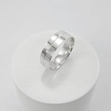 Imagem de Aliança De Prata Antialérgica Anatômica Bijou Art