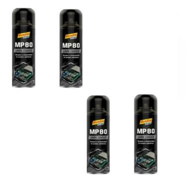 Imagem de Kit 4 Limpa Contatos Eletrônicos Elétricos Spray - Mundial Prime