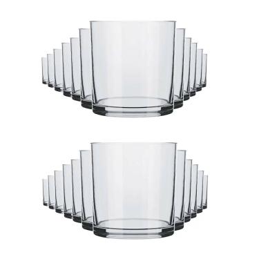 Imagem de Jogo 6 Copos Rocks Cylinder 320 ml Nadir Figueiredo