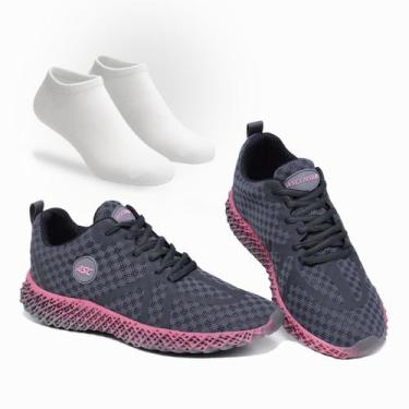 Imagem de Tênis Ascension Feminino com Meia  Conforto e Versatilidade para Trein