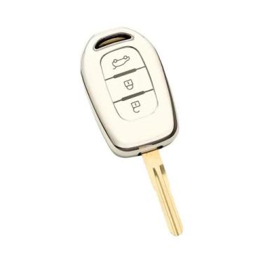 Imagem de Capa De Chave De Carro Renault Kwid Dacia Sandero Logan Duster TPU 201