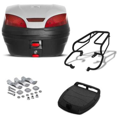 Imagem de Bau 30 Litros Pro Tork Smartbox 3 + Bagageiro Cbx 200 Strada, PRATA, C