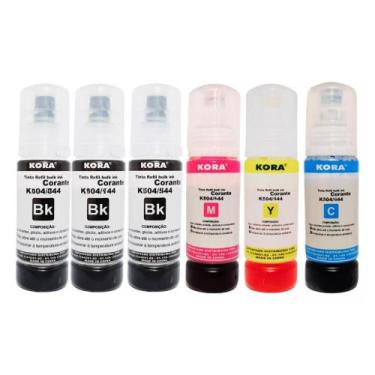 Imagem de 6 Tintas Para Epson L3250 L3150 L3210 L3110 L5190 L5290 T544 - Kora