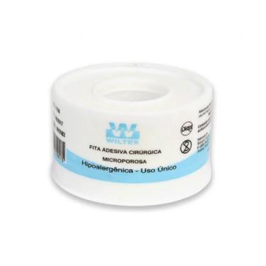 Imagem de Fita Adesiva Cirúrgica Microporosa Hipoalergênica 10m Wiltex, 12.5mm