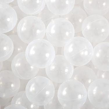 Imagem de TRENDPLAY Bolas de plástico para poços de bolas – Pacote com 500 bolas ocas – brincadeira segura e emocionante – Perfeita para piscinas de bebês, decoração de festa de aniversário, 5,6 cm