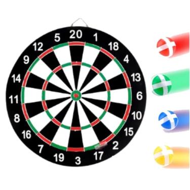 Imagem de JOGO ACERTE O Alvo Infantil 2 Bolas + 2 DARDOS SEM PONTAS DARDOS BOLINHA QUE GRUDA ARREMESSO BRINQUEDO longe das telas DIVERTIDO E SEGURO DIVERSÃO LONGE DAS TELAS 36CM (PRETO)