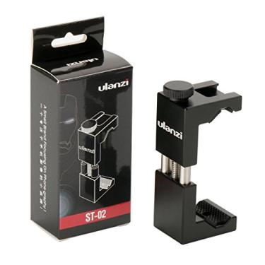 Imagem de Ulanzi ll065 Suporte de tripé de telefone de metal com suporte Hot Shoe Iron Man 2 Pro suporte de smartphone adaptador de montagem de tripé de vídeo