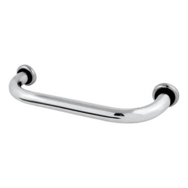 Imagem de Barra Alça De Apoio Suporte 30cm Parede Banheiro Idoso Cor Prateado - 