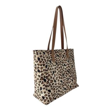 Imagem de Bolsa Sacola Topgrife Shopper Couro Pelo Onça