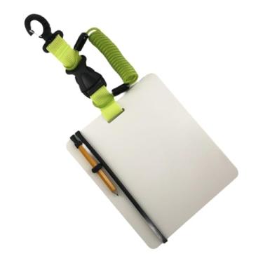 Imagem de Zxpjkyu Quadro de Escrita Subaquático com Caneta Flutuante, Multifuncional, para Fazer Anotações Durante O Mergulho, Apagável, Primavera Verde