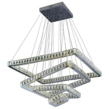 Imagem de Pendente Led Quadrado Tokyo 132wtky8080132w4kqdpd Bronzearte