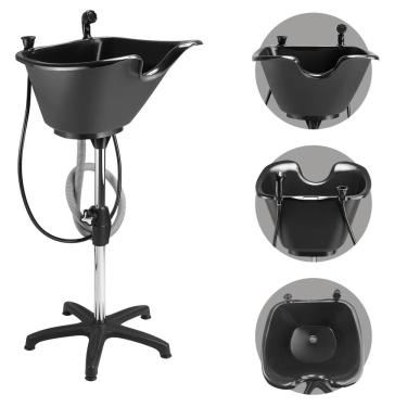 Imagem de Lavatório Portátil Cabeleireiro com Ducha Dompel Facile Preto