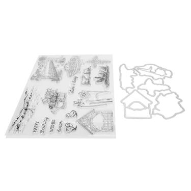 Imagem de Zhjvihx Carimbo Transparente Decorativo, Carimbos Transparentes DIY Multifuncional Impressão para Caretões de Saudáveis ​​para Envelopes