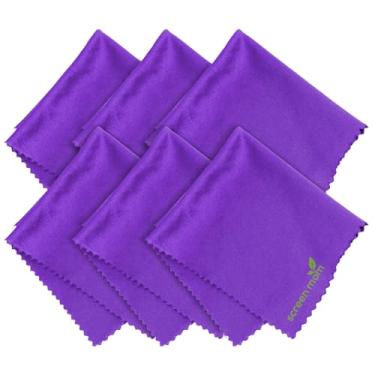 Imagem de Screen Mom Panos de limpeza de microfibra, pacote com 6