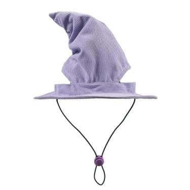 Imagem de Chapéu de Halloween para animais de estimação com orifícios de orelha, adequado para cães pequenos, médios e grandes, boné de beisebol com proteção solar para animais de estimação, chapéu de