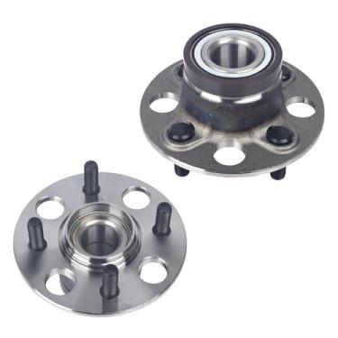 Imagem de Autoround 512323 Rolamento de roda traseira e conjunto de cubo apto para Honda 2007-2014 Fit 1.5L, 2010-2014 Insight, 4 terminais com ABS, conjunto de 2