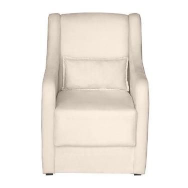 Imagem de Poltrona Para Amamentação Glamour Com Almofada Bege