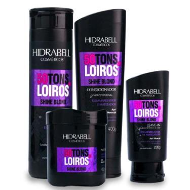 Imagem de Kit Matização 50 tons de loiro Hidrabell Neutraliza o amarelado, hidra