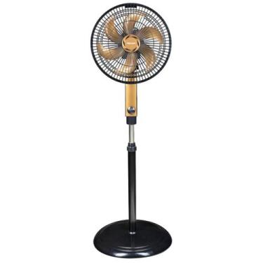 Imagem de Ventilador de Coluna 30cm Ventimais Turbo 55w 127V Preto/Bronze VOC30C