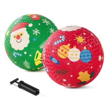 Imagem de Bolas de recreio ZOOJOY Christmas Toddler 3-12 com bomba de 8,5 cm