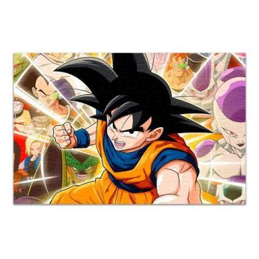 Imagem de Quebra Cabeça Dragon Ball Z Personalizado 120 Peças - Pomps Geek