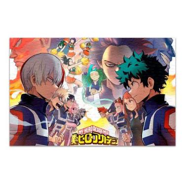 Imagem de Quebra Cabeça Boku No Hero Personalizado 120 Peças 004 - Pomps Geek