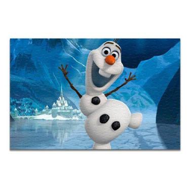 Imagem de Quebra-cabeça Personalizado Frozen - Olaf 120 Peças - Pomps Geek
