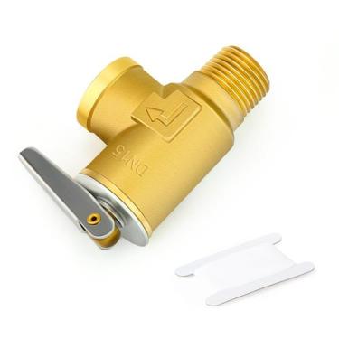 Imagem de Válvula de alívio de pressão de temperatura GASHER Brass 1/2 NPT