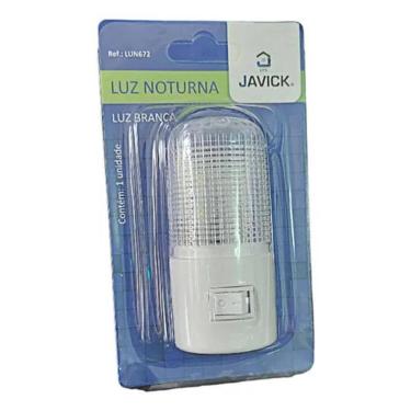 Imagem de 2X Mini Luminária Abajur De Tomada Luz Noturna Led Cor Da Cú