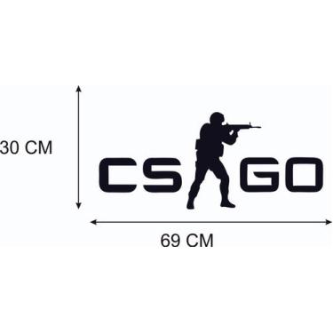 Imagem de Adesivo de Parede Decorativo Gamer Game Jogo CSGO - V3 Shop