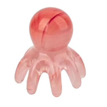 Imagem de Massageador de cabeça de polvo, raspador de couro cabeludo, ferramentas de massagem profunda, 8 tentáculos de acupressão Gua Sha, ferramenta manual de massagem corporal