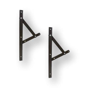 Imagem de Braço Suporte Janela Maxim Ar Alumínio 20Cm Marrom