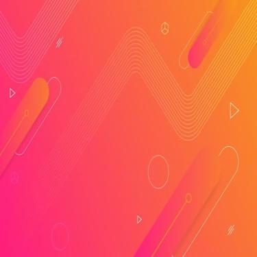 Imagem de Quadro Decorativo Abstract Gradient Geometric Shape Dimensão 50x70cm Arte Moderna 40x40cm