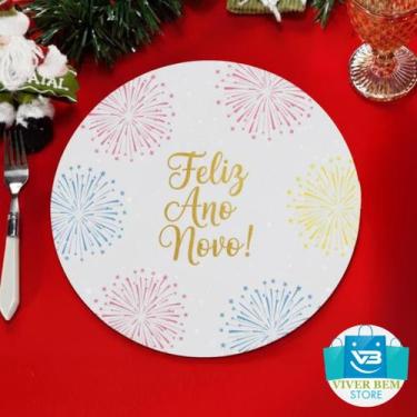 Imagem de KIT 4/6 Capas De Sousplat Estampado NATAL - Jogo Americano - Mesa Post