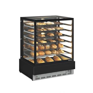 Imagem de Vitrine Neutra Gelopar 100 Cm Preto Bivolt Mgen-100