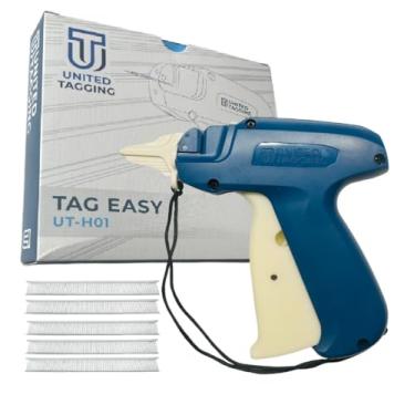 Imagem de UNITED TAGGING Tag Easy UT-H01 Pistola de etiquetagem profissional, pistola de etiquetagem de preço para roupas, pistola de fixação de etiqueta de preço de varejo padrão para roupas com 500 peças de