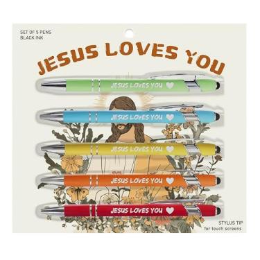 Imagem de virsomier 5 canetas divertidas para amantes de cães – Conjunto de presente preto com estampa esferográfica, presentes engraçados de escritório para amantes de cães, técnicos veterinários, donos de