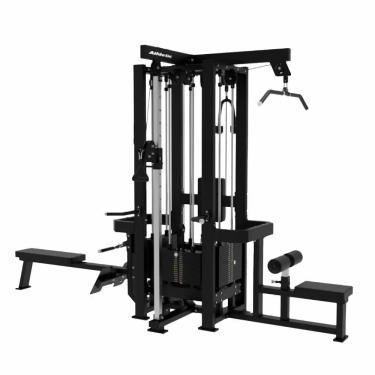 Imagem de Estação Musculação Athletic Dinamic Profissional 145kg Carga Total Treino Simultâneo Academia