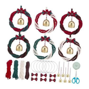 Imagem de Nishiyuenyi Kit de Guirlanda de Natal em Macramê Faça Você Mesmo, Enfeite para Pendurar em Festas, Quartos E Festivais.