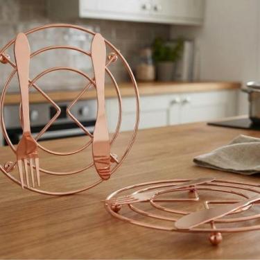 Imagem de Descanso De Panela Aramado Cromado Art House