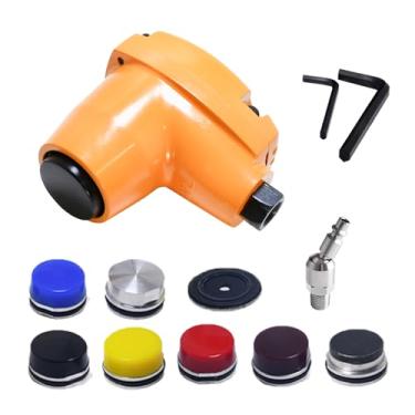 Imagem de Martelo Air Palm Hammer Knock Edges Scaler Handheld Dead Blow Hammers com 7 pontas martelo automático pneumático para ferramenta de reparo de corpo de chapa de carro