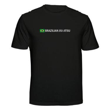 Imagem de Camiseta Arte Suave Brazilian Jiu Jitsu Cor:PretaTamanho:GG - Tritop C