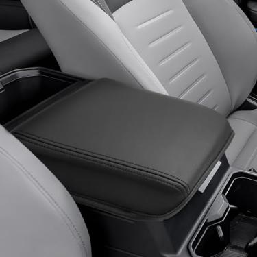 Imagem de SXCY Capa de apoio de braço para Toyota Tacoma 2024 2025 para Toyota Tacoma 2024 2025 Capa de console central 2024 2025 Tacoma Limited 2024 2025 Acessórios Tacoma (capa fina com linha preta)