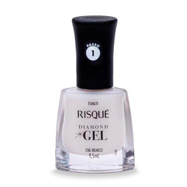Imagem de Esmalte Risqué Diamond Gel Chá Branco 9,5ml, Chá Branco