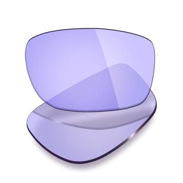 Imagem de Mryok Lentes de substituição UV400 compatíveis com óculos de sol Spy Optic MC3, HD Polarized, proteção UV, resistente a impactos e ajuste perfeito - roxo claro