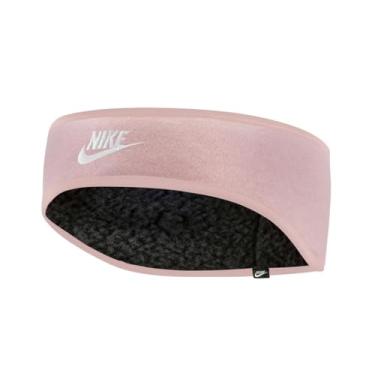 Imagem de Nike W Club N.100.4360.654.OS Faixa de cabeça de lã para mulheres em rosa macio/branco tamanho: tamanho único
