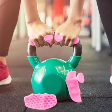 Imagem de Aderência antiderrapante para halterofilismo - Aderência de barra de ginástica resistente com superfície antiderrapante, design ergonômico para homens e mulheres, para academia em casa, musculação