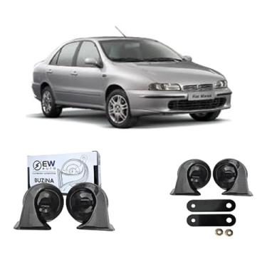 Imagem de BUZINA AUTOMOTIVA CARACOL (PAR) GRAVE/AGUDO PARA MAREA - TIGER AUTO