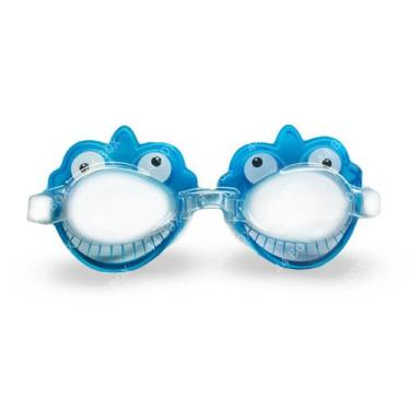 Imagem de Óculos Natação Infantil Animais Divertido - 44BOX, Azul